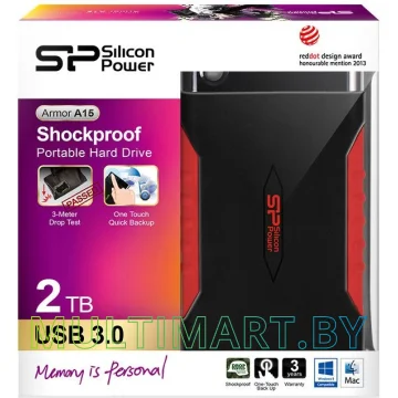 Внешний жесткий диск Silicon-Power Armor A15 2TB (SP020TBPHDA15S3L) картинка 5